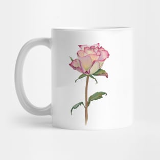 Watercolor rose bud Mug